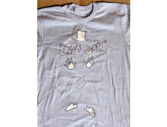Little Joy one-of-a-kind, grey, unisex shirt, signed by all band members
