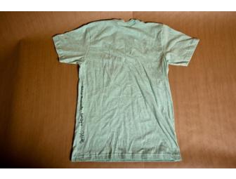 Little Joy one-of-a-kind, mint green, unisex shirt, signed by all band members