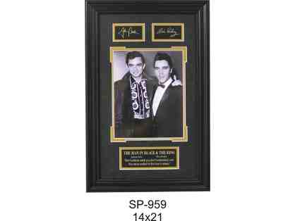 Sp-959 Johnny Cash & Elvis Framed Artwork