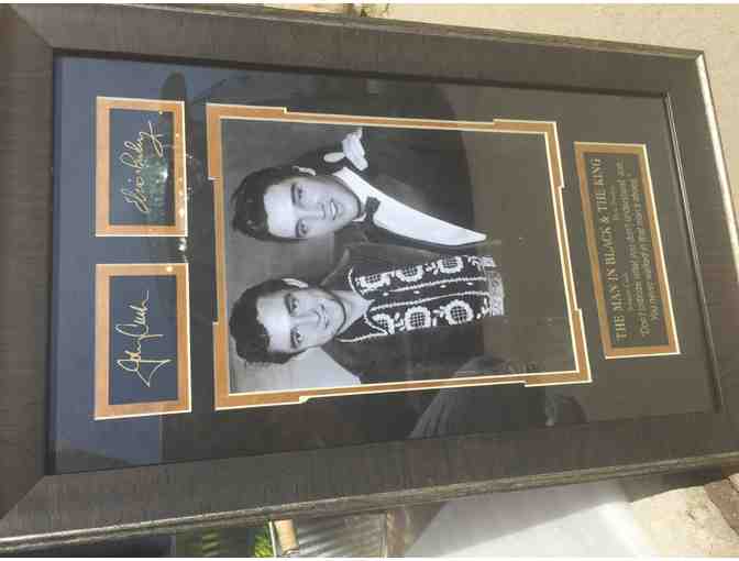Sp-959 Johnny Cash & Elvis Framed Artwork