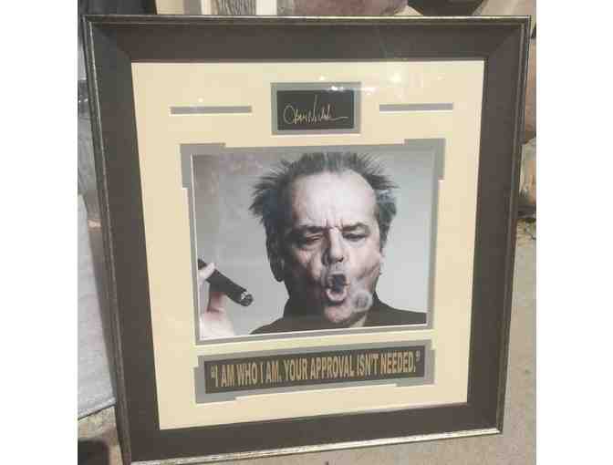 Jack Nicholson Cigar Framed Photo 16.5'x18'