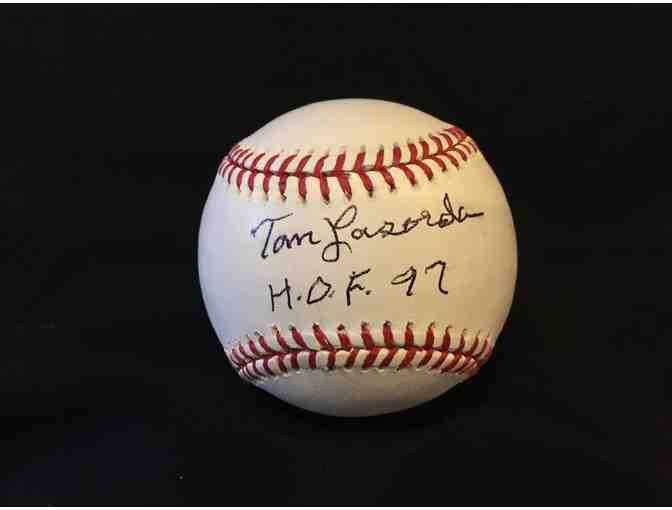 Tommy Lasorda Autographed Baseball