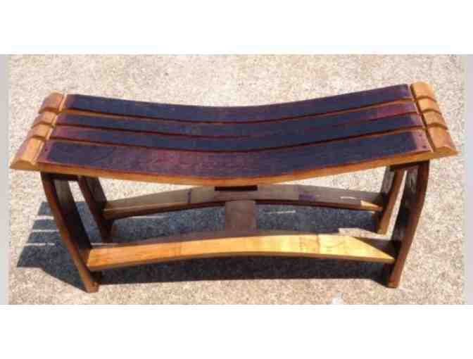 Gorgeous CREDO MADE WINE BARREL BENCHES
