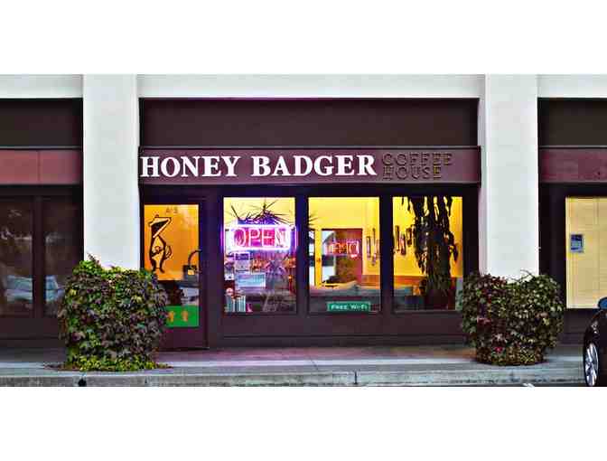 $10 Honey Badger Coffee House gift certificate