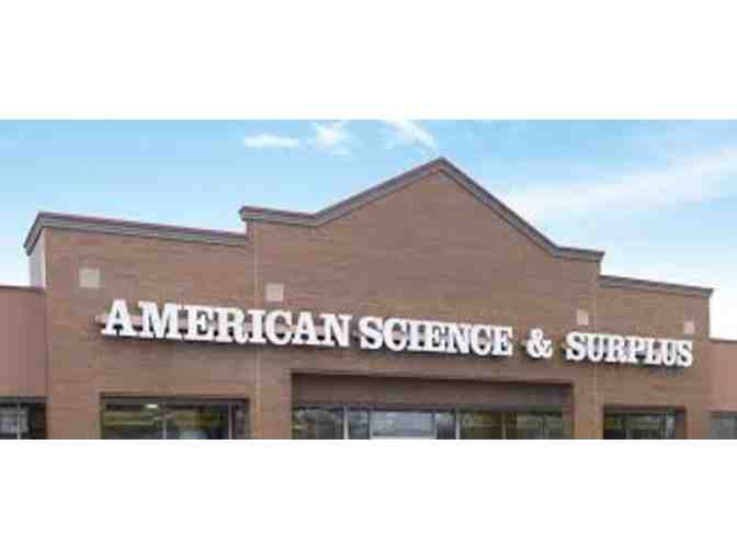 $50 in gift certificate to American Science & Surplus