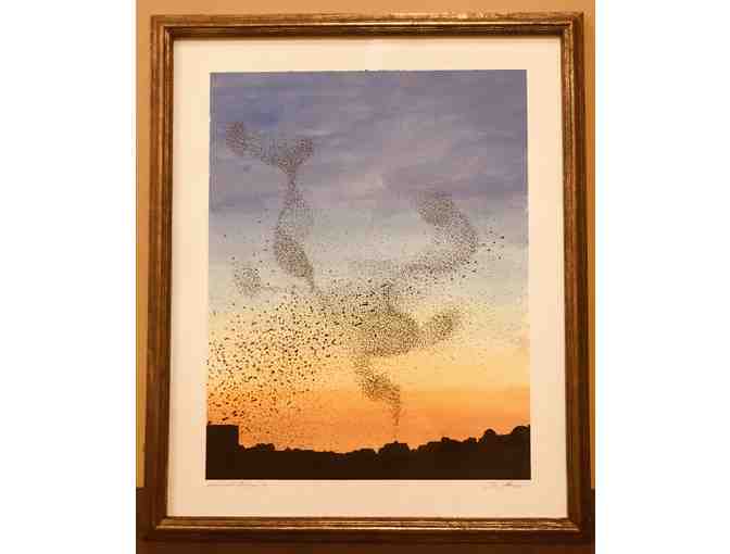 Starling Murmurations Painting by Chip Romer