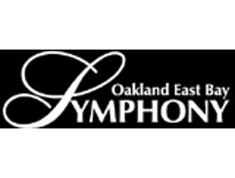 Oakland East Bay Symphony - Two Orchestra Seats