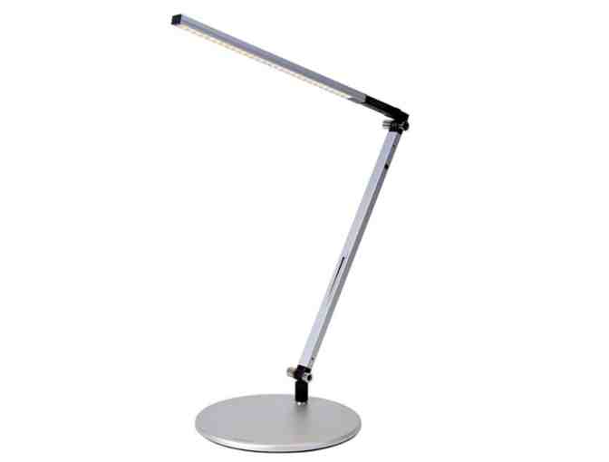 Koncept Z-Bar Solo Desk Lamp (Generation 3) Silver finish