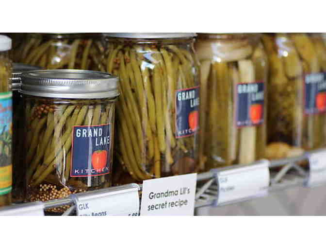 $25 Gift Certificate and Housemade Pickles from Grand Lake Kitchen