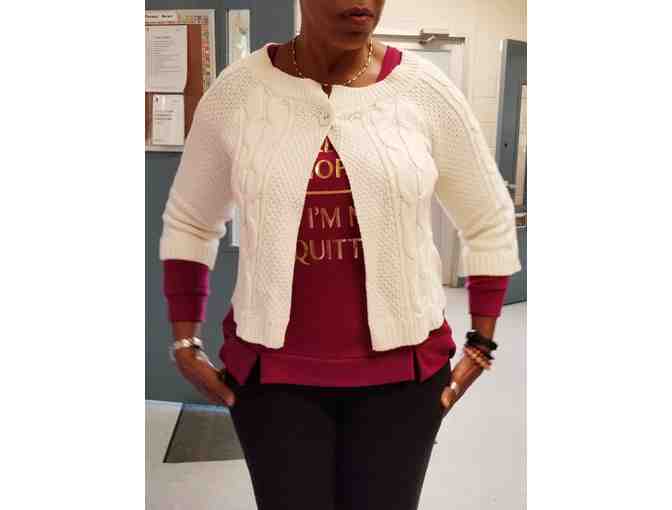 Charter Club Cable Knit Sweater - Photo 1