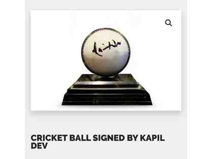 Cricket Ball signed by Kapil Dev