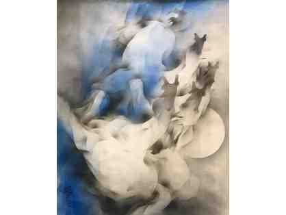 "Four Horses" - Painting by Vishnu Sonawane