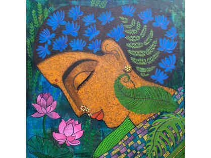 Peace of Nature - Painting by Mamata Siddharth Shingade