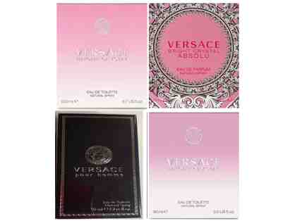 Versace Perfume Basket - 3 Pour Femme + 1 Pour Homme