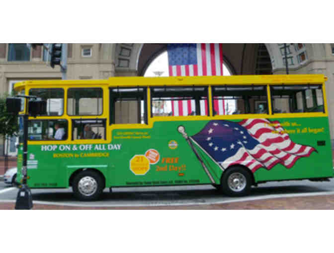 2 Tickets for Boston Upper Deck Trolley Tours