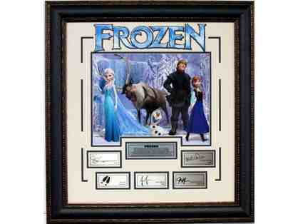 Frozen Movie Collage with Replica Signatures
