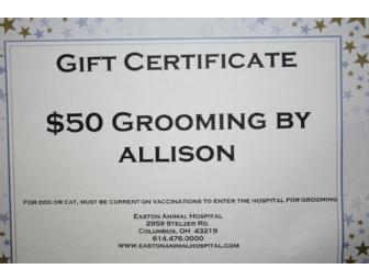 Dog Grooming Gift Bag includes $50 gift card for dog Grooming!