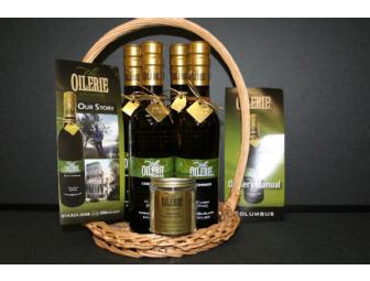 Basket of Specialty Oils From 'Oilerie'