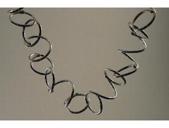 Sterling Silver 'Slinky' Necklace