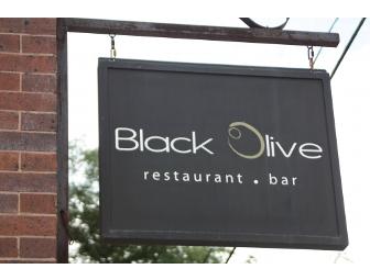 $25 gift certificate for your food at Black Olive