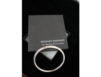 Silpada Hammered Silver Bangle Bracelet