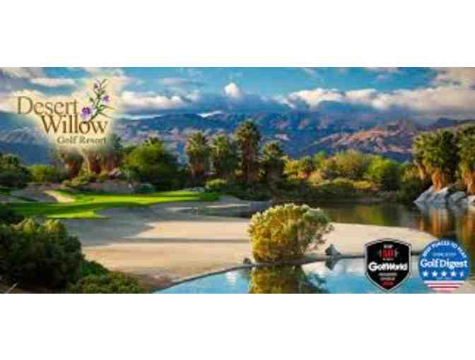 Foursome of golf at Desert Willow Golf Resort