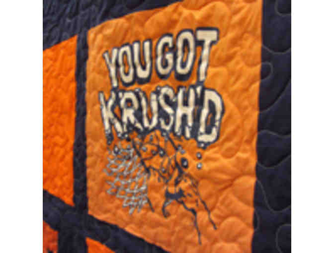 Orange Krush Illini Bed Quilt