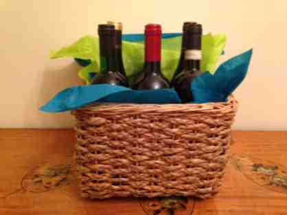 Wine basket from Sherlock's Wine Merchant