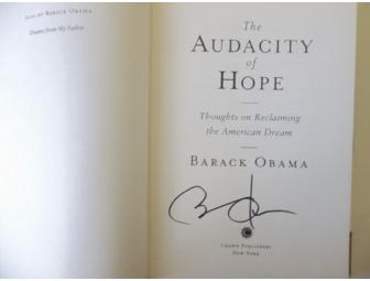 BARACK OBAMA SIGNED THE AUDACITY OF HOPE FIRST EDITION BOOK PRESIDENT - Photo 1