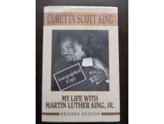 CORETTA SCOTT KING AUTOGRAPHED BOOK ' MY LIFE WITH MARTIN LUTHER KING JR. '