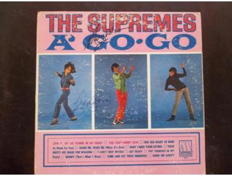 Diana Ross and Mary Wilson The Supremes Signed Album Record " A Go Go " - Photo 1