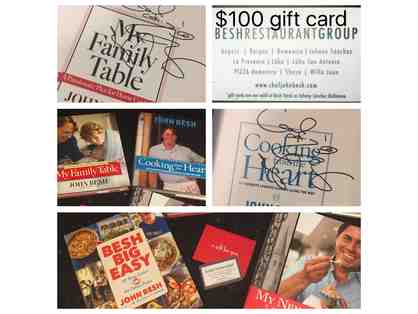 John Besh Cookbook Collection and $100 gift card to Besh Restaurant Group