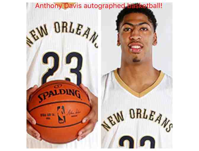 Anthony Davis Autographed Basketball - New Orleans Pelicans