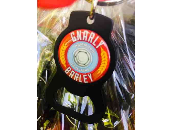 Gnarly Barley bucket 'o beer and GB swag