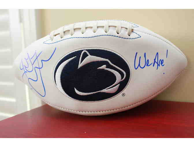 Coach James Franklin signed Football, Poster and 1993 Pictorial