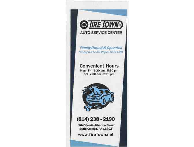PA Inspection & Emissions, Tire Rotation & Lube/Oil & Filter Change Service from Tire Town