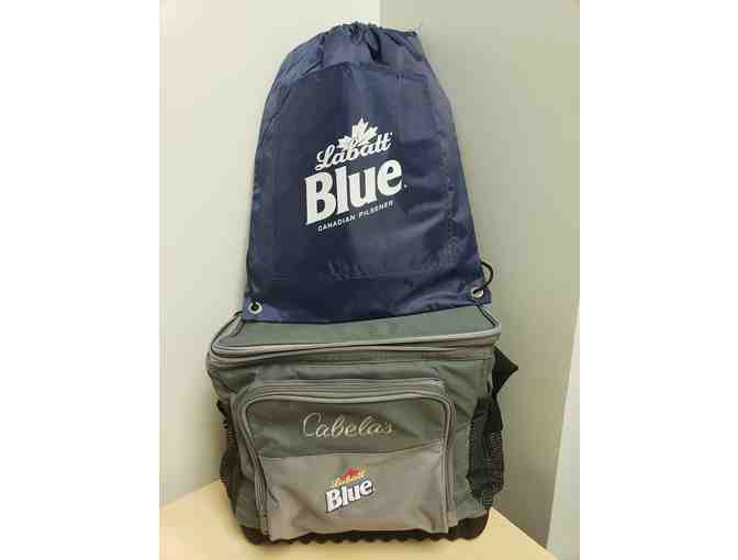 Labatt Blue Cinch Bag and Cooler