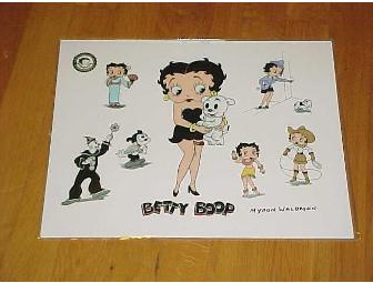 Betty Boop Litho Cel signed by Mayron Waldman - Photo 1