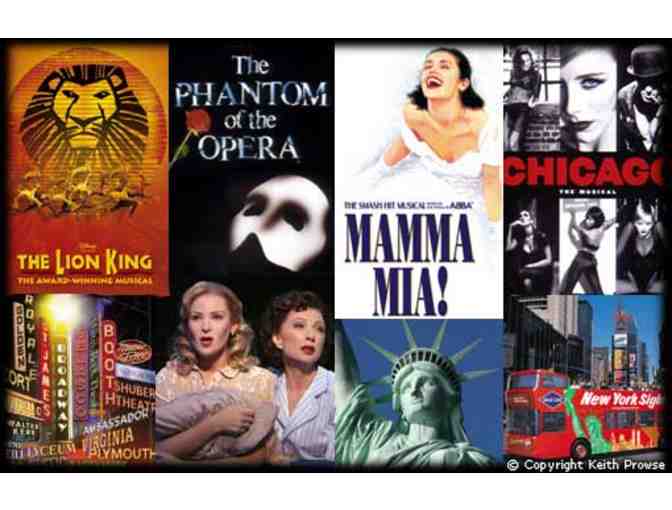 New York City Broadway Show includes Dinner, 3 Night Hotel Stay & Airfare for (2)
