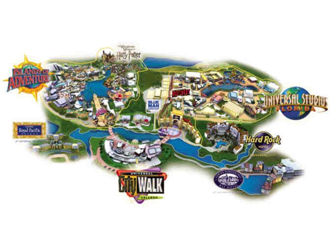 Orlando Universal Studios and SeaWorld Park Adventure with a 4-Night Stay & Airfare for 4