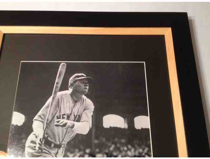 BABE RUTH hitting for the New York Yankees, Officially Licensed MLB Photo