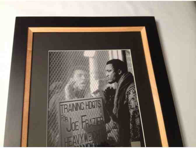 MUHAMMAD ALI taunting at Joe Frazier's training headquarters, Offically Licensed Ali Photo