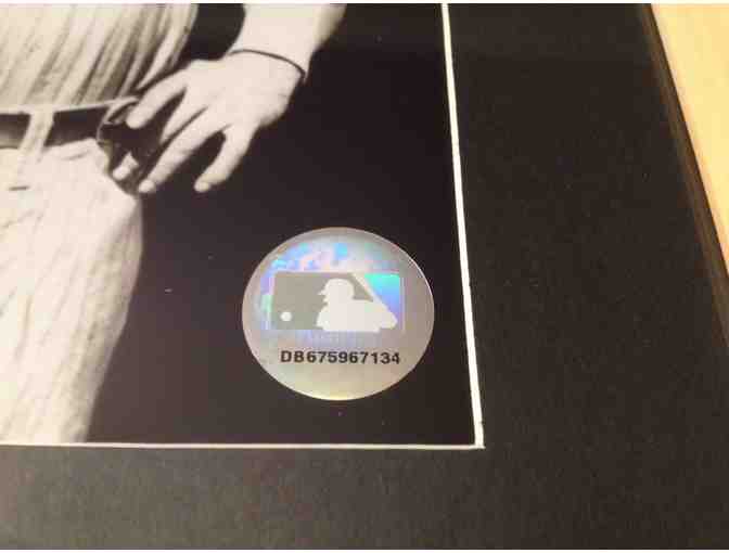 BABE RUTH tipping his cap from the New York Yankees Dugout, Officially Licensed MLB Photo