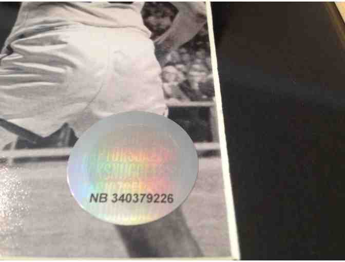 BILL RUSSELL blocking WILT CHAMBERLAIN, Officially Licensed NBA Photo