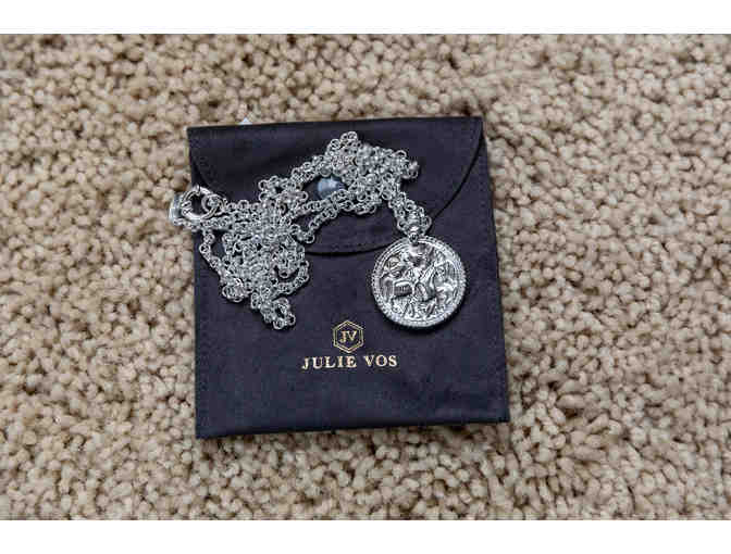 Julie Vos - Coin Pendant Necklace in Silver
