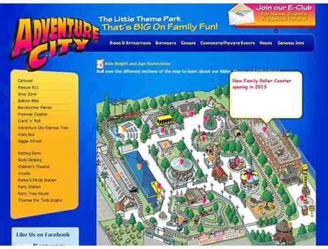 Two Passes to Adventure City