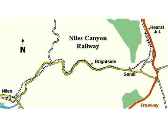Four Tickets to the Niles Canyon Railway