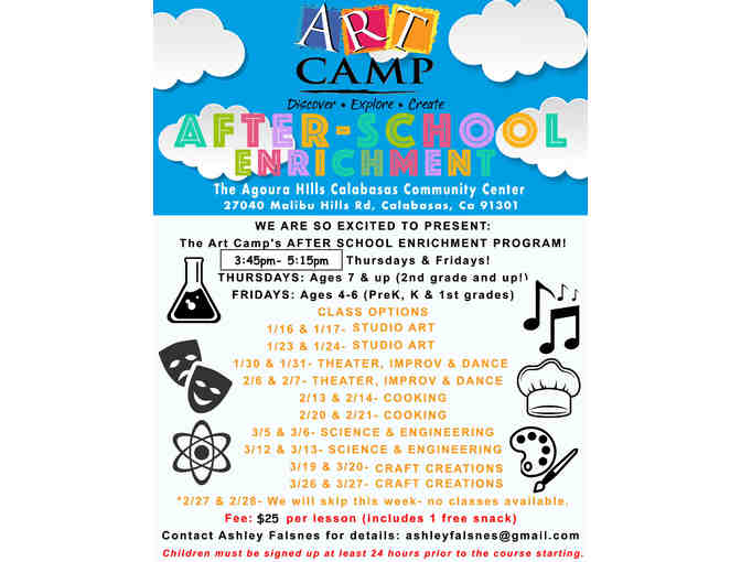 $50 Credit to Art Camp