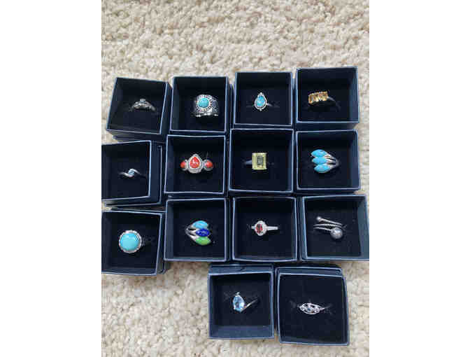 Large Lot of Women's Size 7 Rings