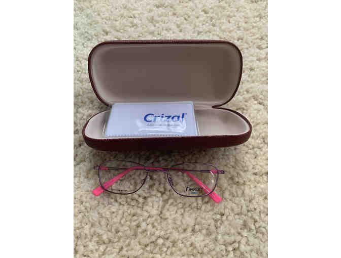 Pair of Girls Flexon Frame with Prescription Lenses